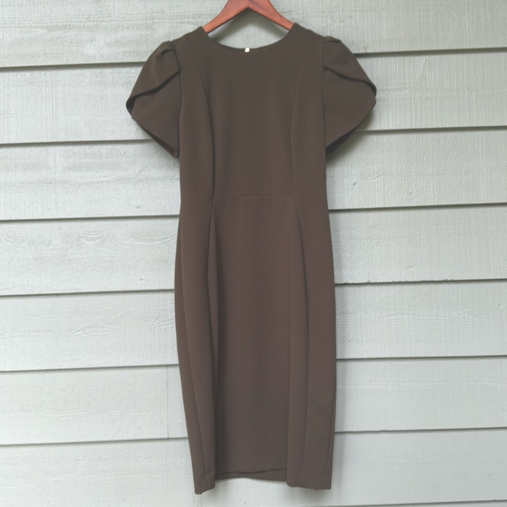 Calvin Klein Solid Sheath Dress (Lightly worn)